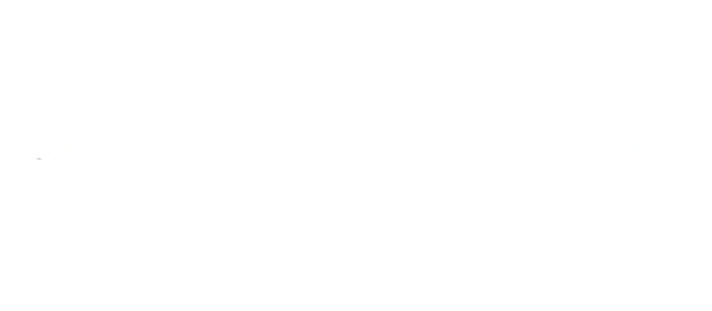 top country white logo