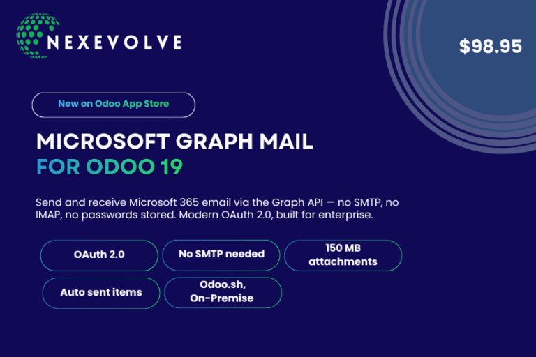 Microsoft Graph Mail for Odoo 19