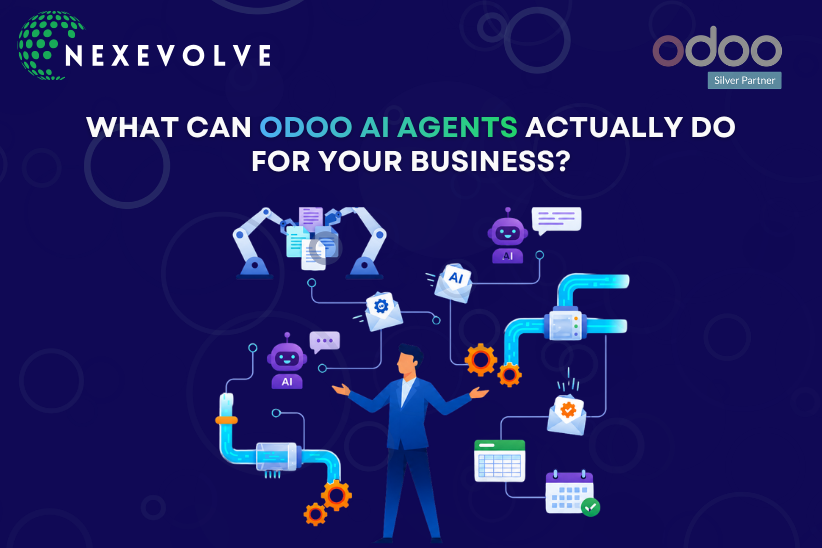 Odoo AI agents banner showing what they can and can't do for Australian businesses